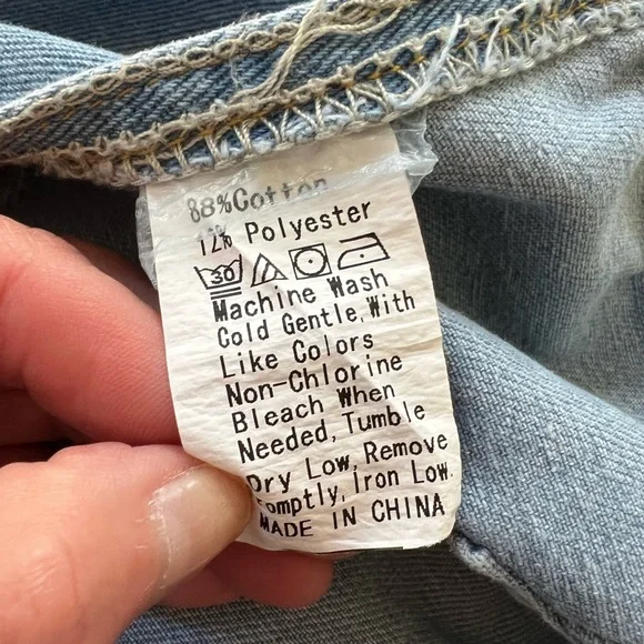 Stylish Blue Denim Fringe Jacket - Picture 4 of 4